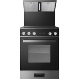 Free-standing multi-function oven range