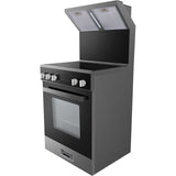 Free-standing multi-function oven range